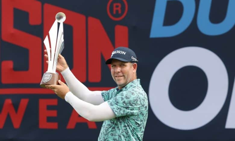 James Meyer de Beco en Matthis Besard in buik van Duban Open-peloton 