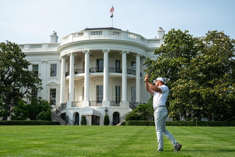 Bryson DeChambeau ging in White House golfen - Blog