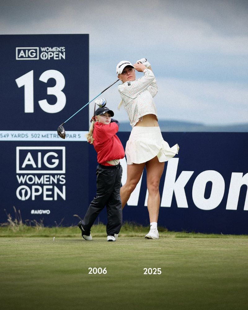 Charley Hull était jeune