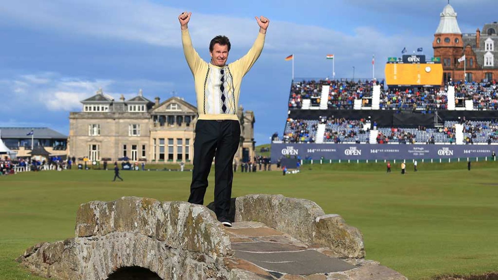  Sir Nick Faldo plaatst de Old Course helemaal bovenaan de Rota