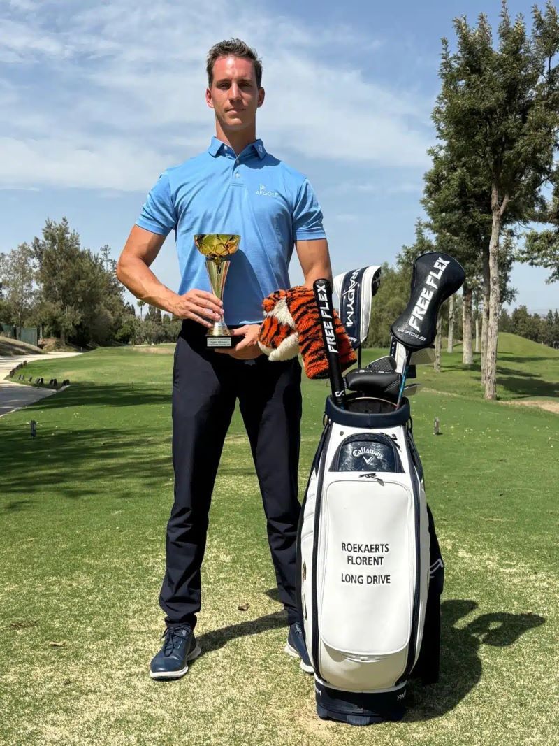 Florent Roekaerts sacré champion d'Europe amateur de Long Drive pour la troisième fois