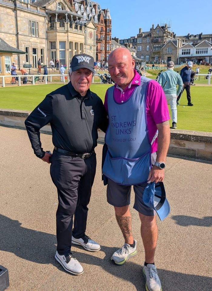 Gary Player vroeg in St Andrews een legende