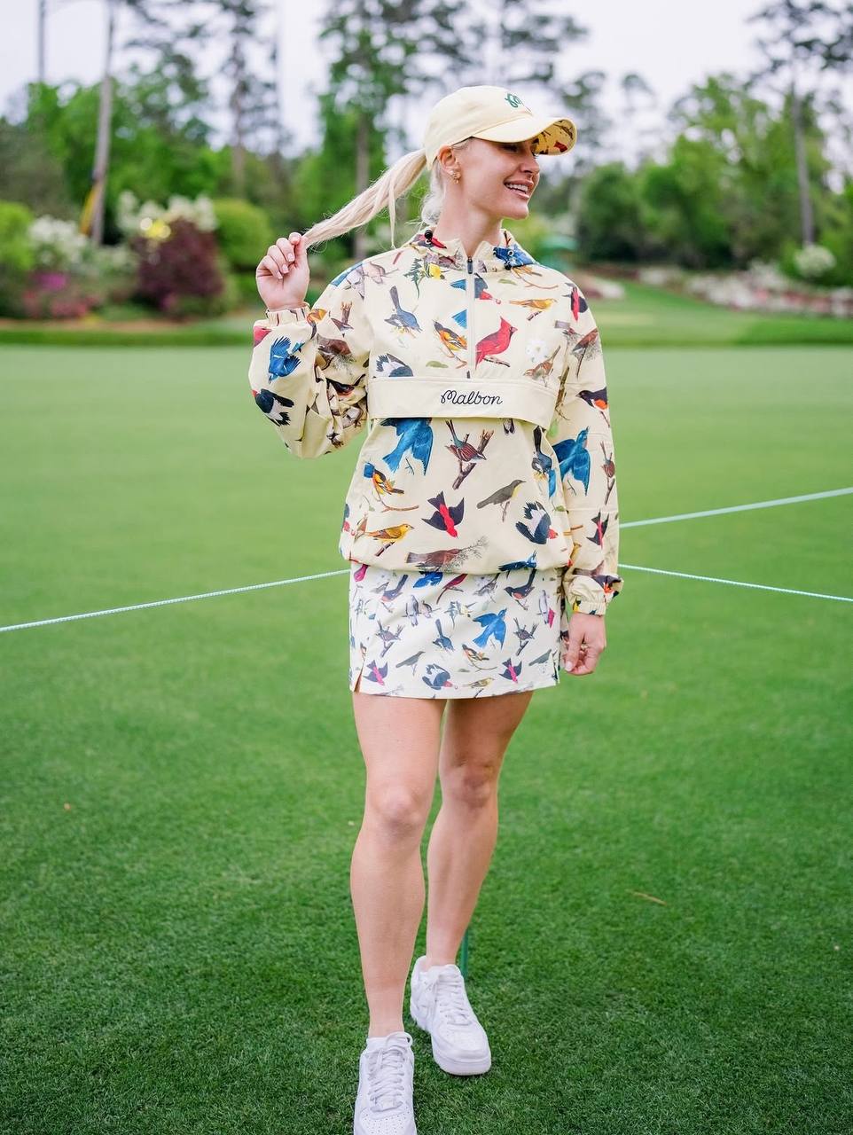 Charley Hull showde Malbon-kledij