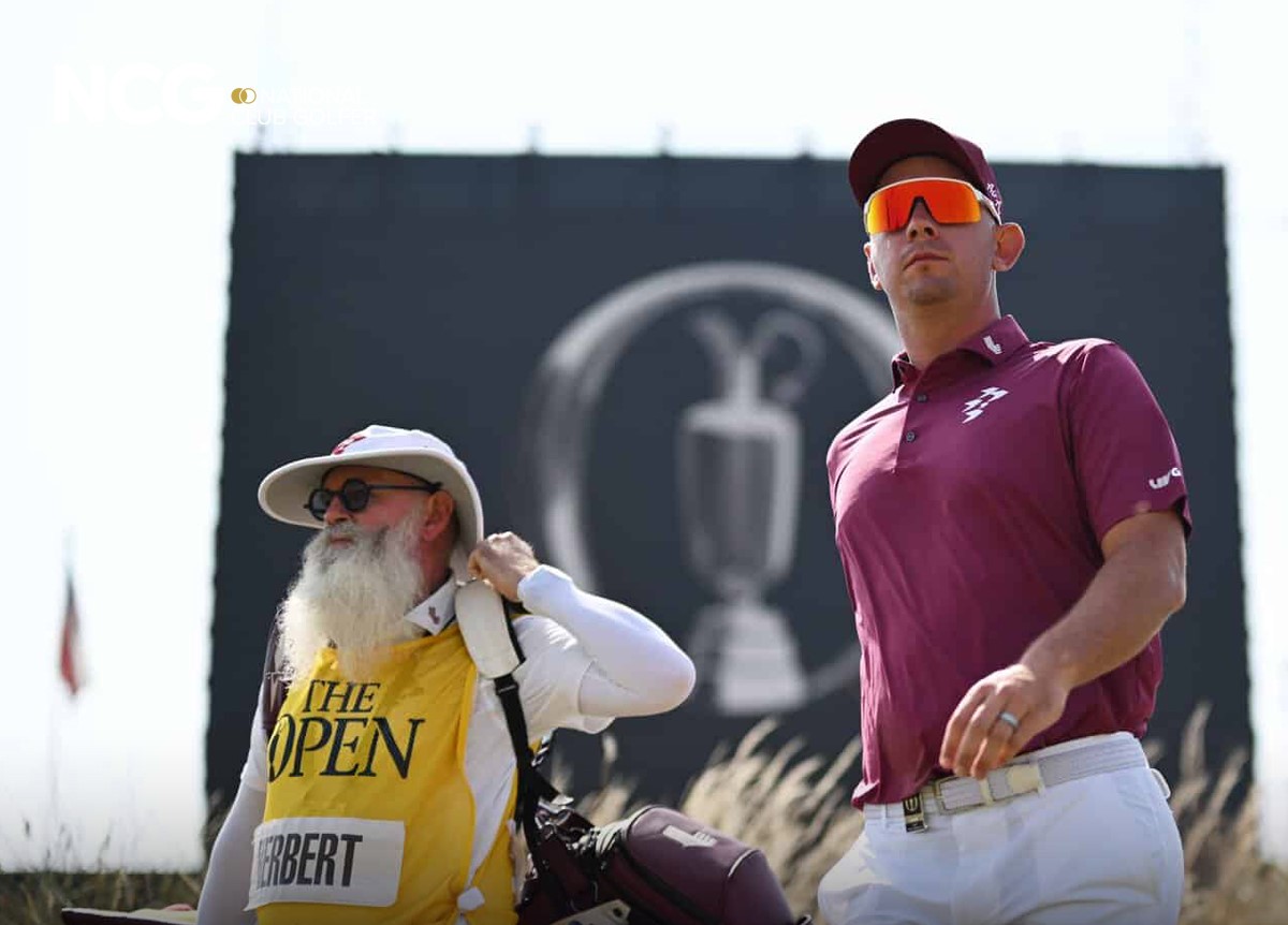 De caddy van Lucas Herbert gebruikte een rangefinder, maar… - Blog