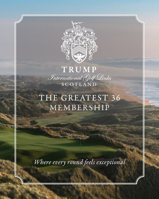 Je kan lid worden op Trump International Golf Links Scotland - Blog