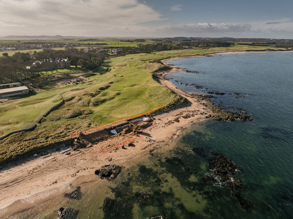 North Berwick lutte contre l'érosion