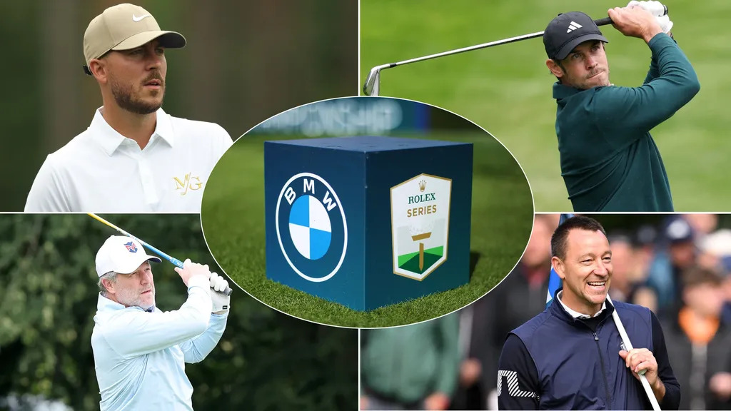 Eden Hazard in Pro-Am van BMW PGA Championship