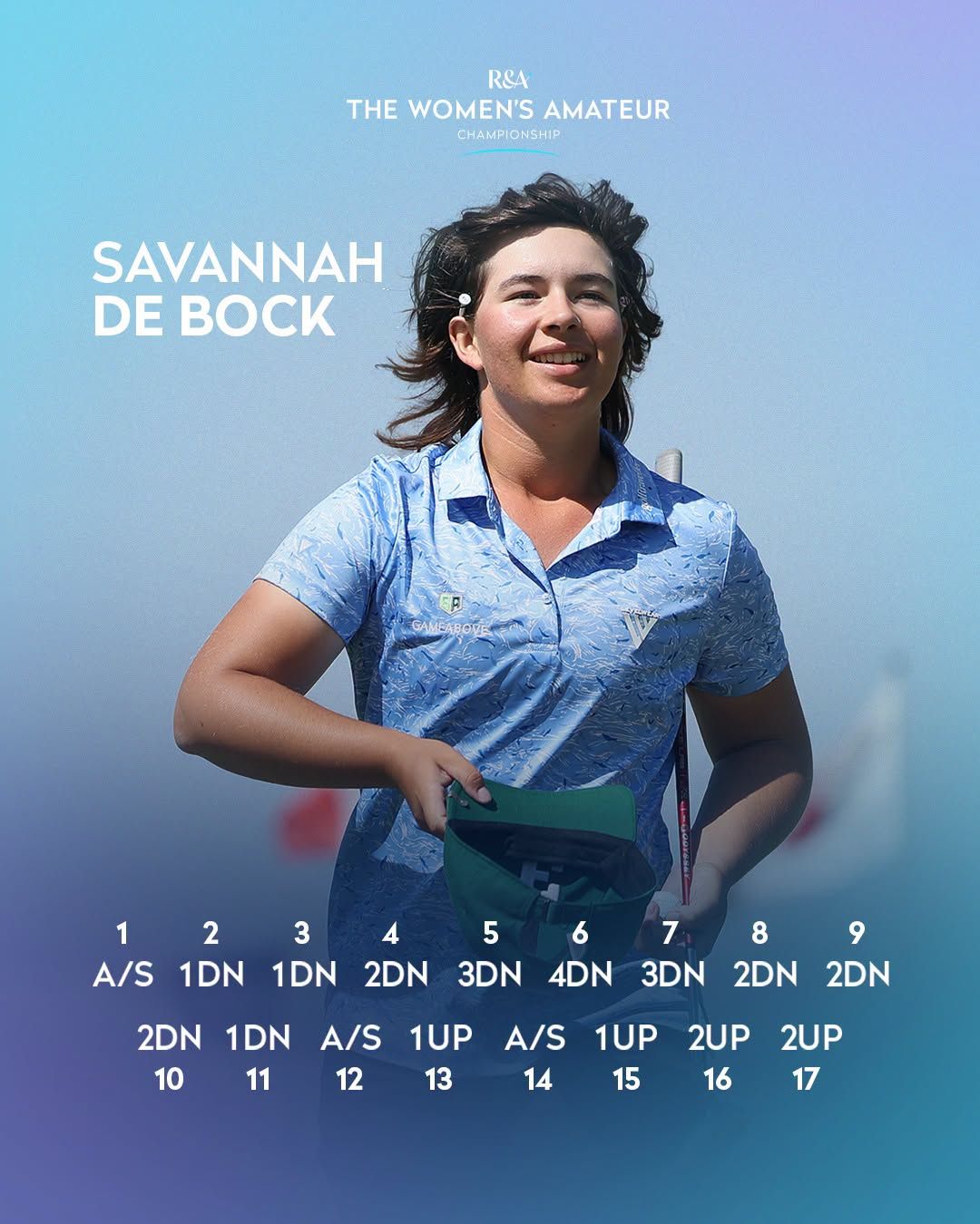 Savannah De Bock met lofbetuigingen overladen