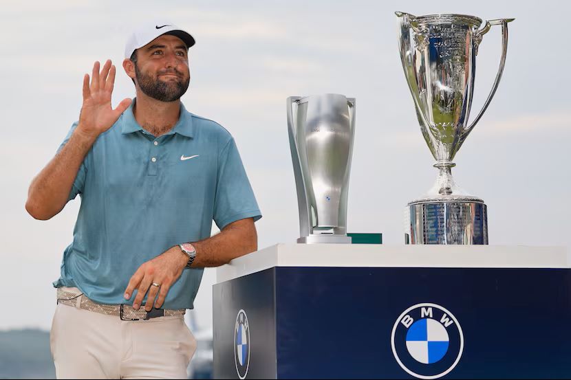 Scottie Scheffler rolt Robert MacIntyre op - Blog