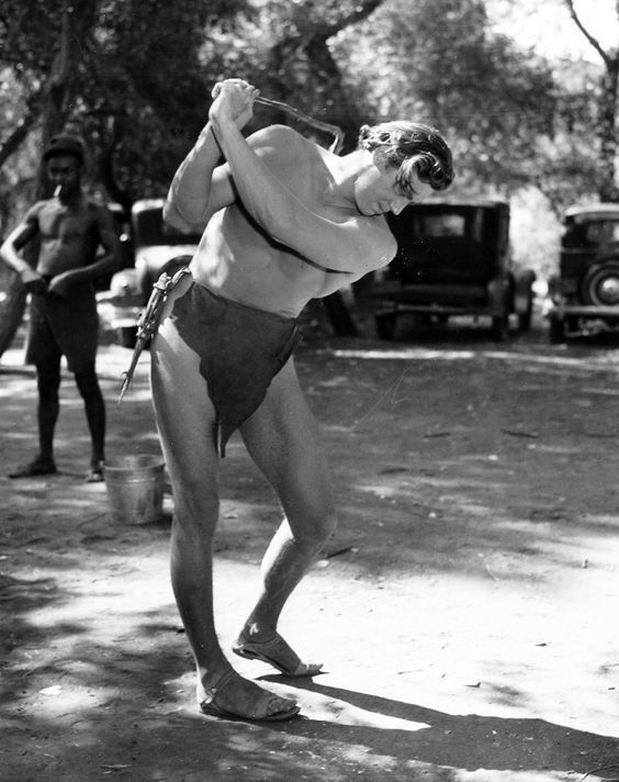 Johnny Weissmuller had een... Tarzan swing