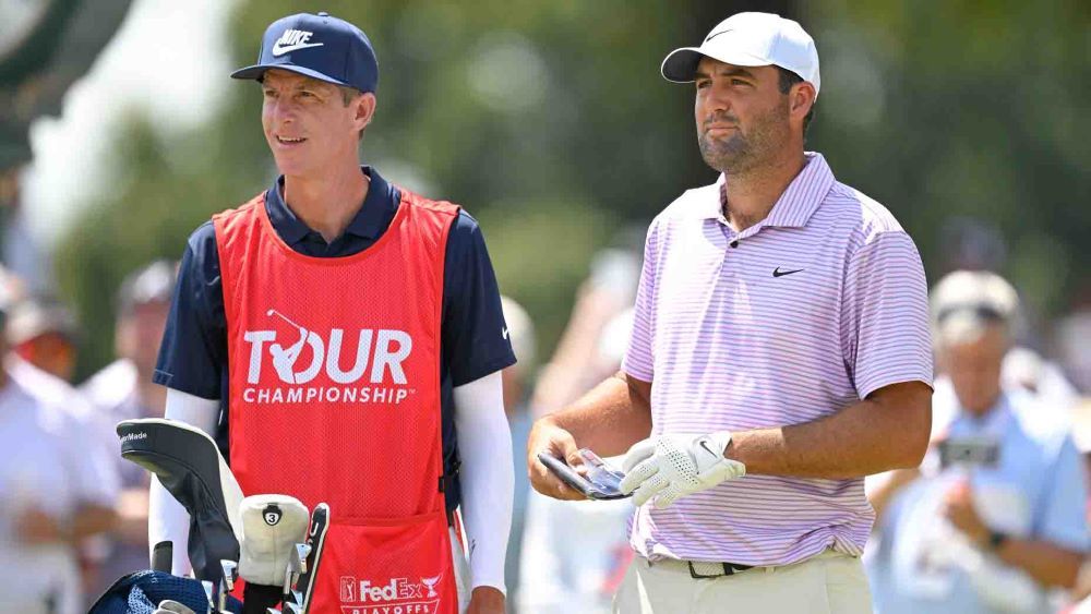 Caddie Ted Scott verdient goed