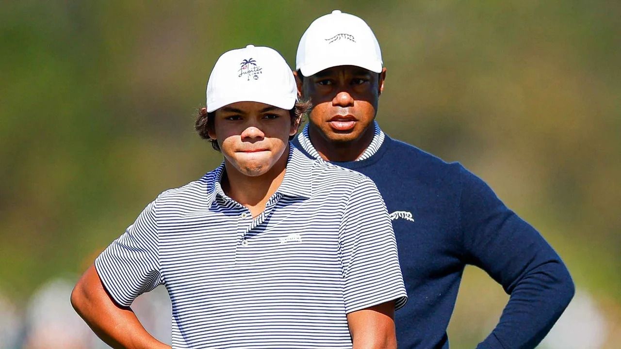 Tiger en Charlie Woods delen de leiding in PNC Championship - Blog