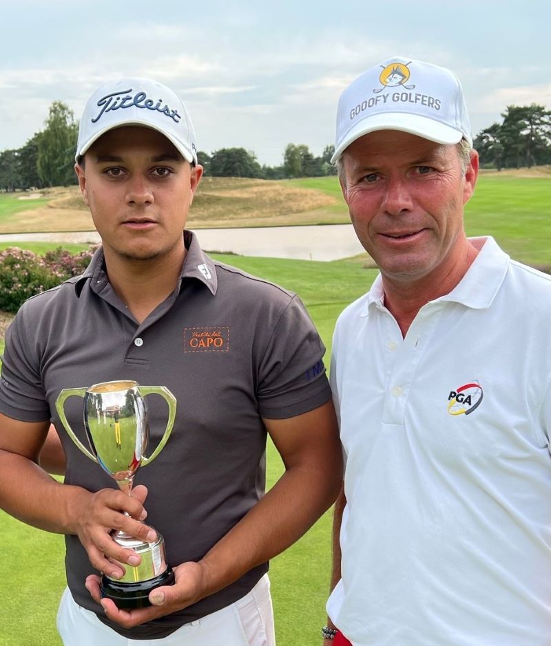 Mike Toorop won in 2022 de Benelux PGA Trophy en start volgend jaar op DP World Tour
