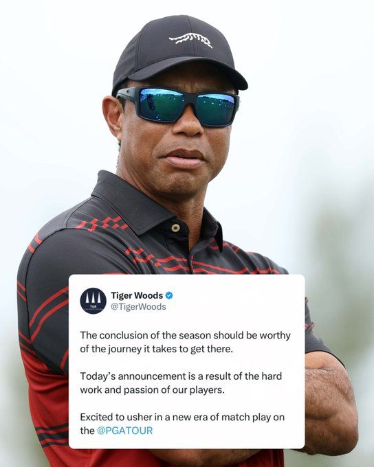 Tiger Woods voorstander van nieuwe Tour Championship finish in match play