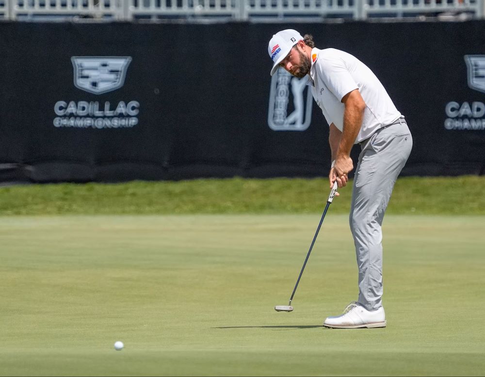Cameron  Young bouwt voorsprong in Cadillac Championship uit