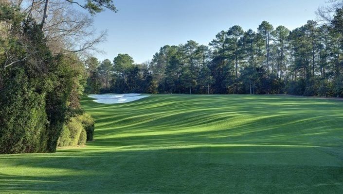 De vijfde hole is de moeilijkste