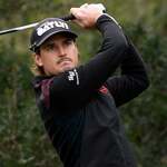 Matthis Besard trappelt ter plaatse in Dormy Open