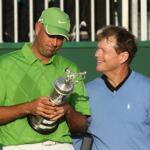 Padraig Harrington op de hielen van Stewart Cink in US Senior Open