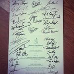 Een menukaart met waarde