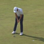 Jordan Spieth miste drie putts van deze afstand